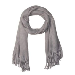 NEW Steve Madden Soft Solid Fringe Wrap Scarf